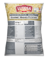 [2004109900] AARDAPPELPUREE GOURMAND-LUTOSA - 4X2,5 kg  -18°C