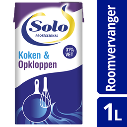 SOLO KOKEN EN OPKLOPPEN-SOLO 8X1 LITER (PLANTAARDIG VET)