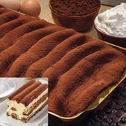 [1905907000] TIRAMISU VASCHETTA AMBACHTELIJK-BALK-6X1100GR  -18°C